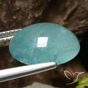 9,17 ctw natürlicher Mittel-Dunkelblau Grün Grandidierit, Oval, Lichtdurchlässig