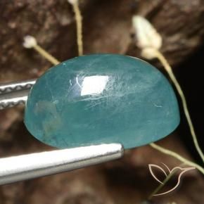 9,17 ctw natürlicher Mittel-Dunkelblau Grün Grandidierit, Oval, Lichtdurchlässig