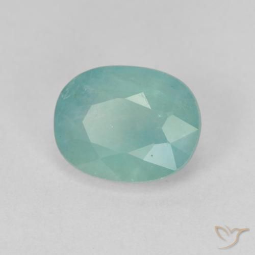 9,17 ctw natürlicher Blau-grün Grandidierit, Oval, VS-SI