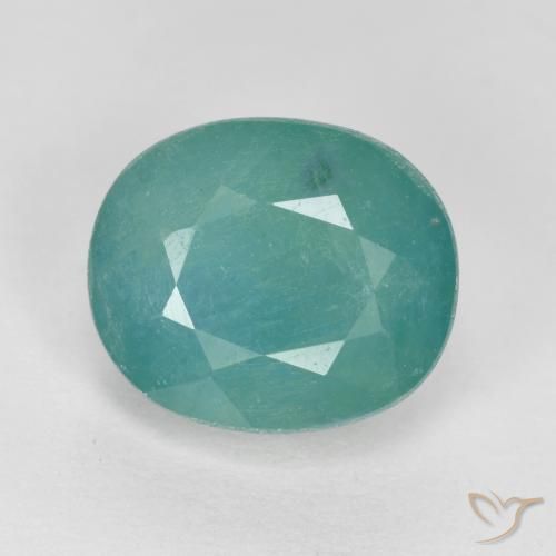 2.75ct Natürlicher Meeresschaum Grün Grandidierit, Oval, VS-SI