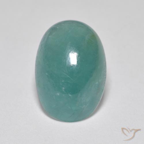 3.64ct Natürlicher Mittelgrün Blau Grandidierit, Oval, Lichtdurchlässig