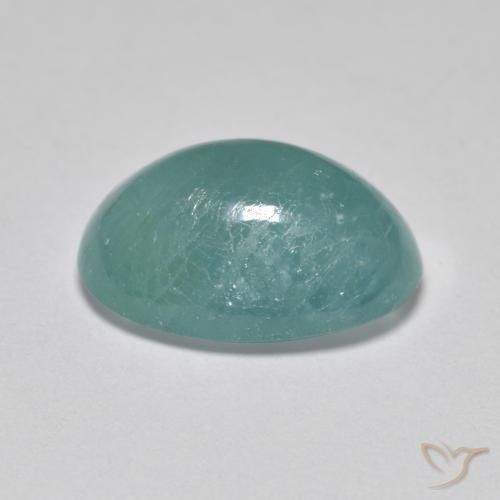 9,17 ctw natürlicher Mittelgrün Blau Grandidierit, Oval, Lichtdurchlässig