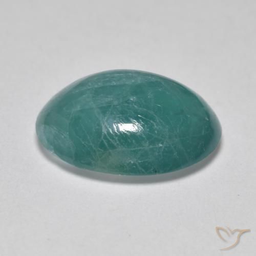 9,17 ctw natürlicher grün-blau Grandidierit, Oval, Lichtdurchlässig