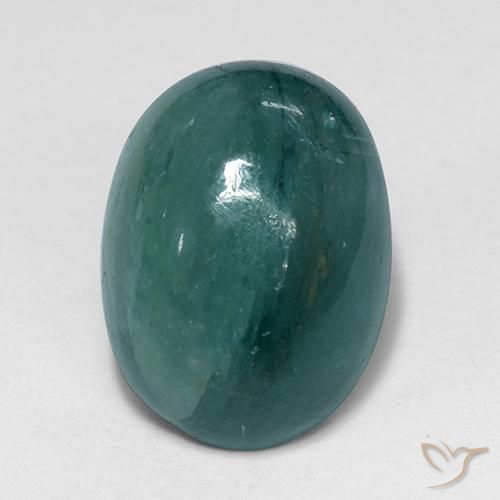 4.65ct Natürlicher Dunkelblau Grün Grandidierit, Oval, Lichtundurchlässig