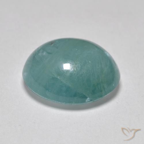 9,17 ctw natürlicher grünlich-blau Grandidierit, Oval, Lichtdurchlässig