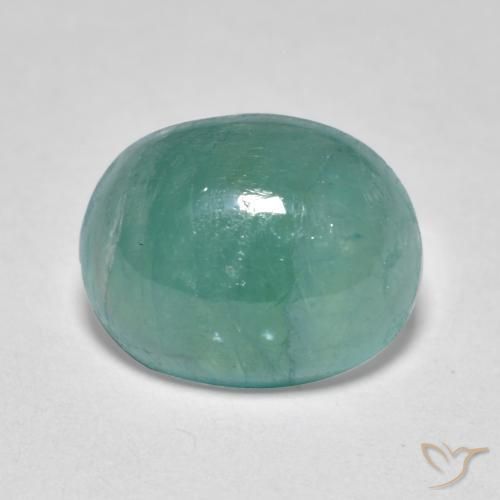 9,17 ctw natürlicher Mittelgrün Blau Grandidierit, Oval, Lichtdurchlässig