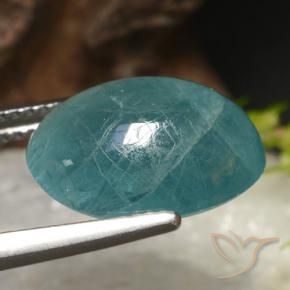 9,17 ctw natürlicher Blau-grün Grandidierit, Oval, Lichtdurchlässig