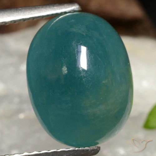 6.16ct Natürlicher Türkis Grandidierit, Oval, Lichtdurchlässig