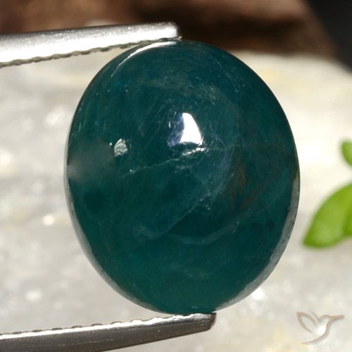 6.91ct Natürlicher Dunkelgrün Blau Grandidierit, Oval, Lichtdurchlässig