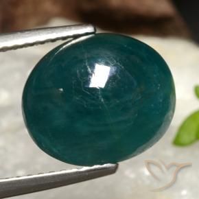 9,17 ctw natürlicher Dunkelgrün Blau Grandidierit, Oval, Lichtdurchlässig
