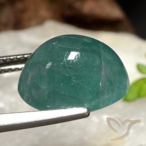 9,17 ctw natürlicher Tiefes Türkis Grandidierit, Oval, Lichtdurchlässig