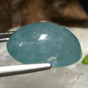 9,17 ctw natürlicher grünlich-blau Grandidierit, Oval, Lichtdurchlässig