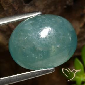 9,17 ctw natürlicher Mittelgrün Blau Grandidierit, Oval, Lichtdurchlässig