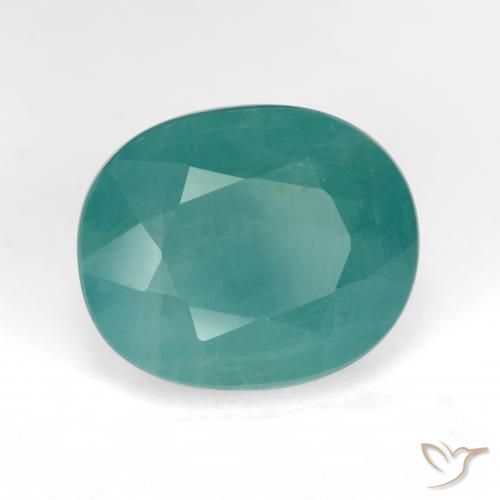 9,17 ctw natürlicher grünlich-blau Grandidierit, Oval, SI
