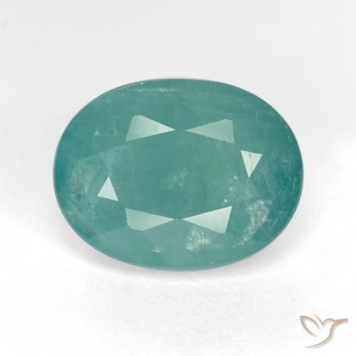 6.32ct Natürlicher grün-blau Grandidierit, Oval, SI-I1