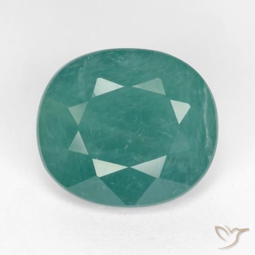 5.59ct Natürlicher grünlich-blau Grandidierit, Oval, SI-I1