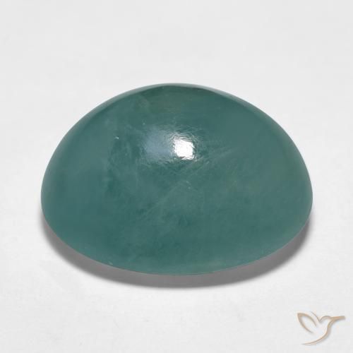 9,17 ctw natürlicher grünlich-blau Grandidierit, Oval, Lichtdurchlässig