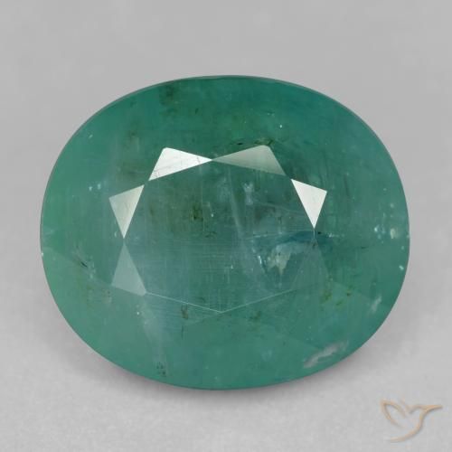 12.41ct Natürlicher grün-blau Grandidierit, Oval, SI-I1