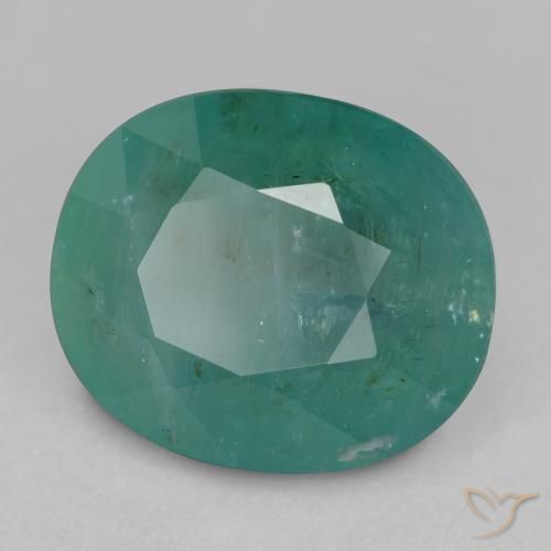 9,17 ctw natürlicher grün-blau Grandidierit, Oval, SI-I1