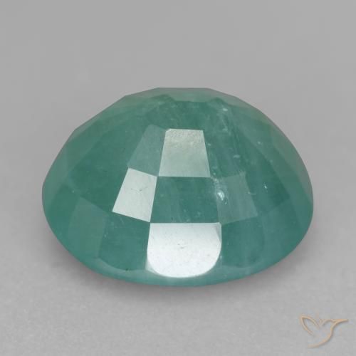 9,17 ctw natürlicher hellgrün-blau Grandidierit, Oval, SI-I1