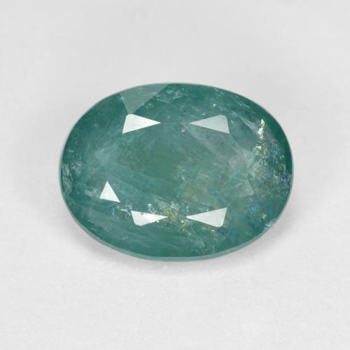1,87 ctw natürlicher türkiser Grandidierit, Oval Schliff, SI