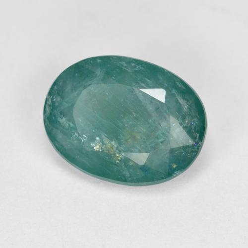1,87 ctw natürlicher türkiser Grandidierit, Oval Schliff, SI