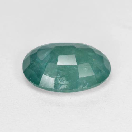 1,87 ctw natürlicher türkiser Grandidierit, Oval Schliff, SI
