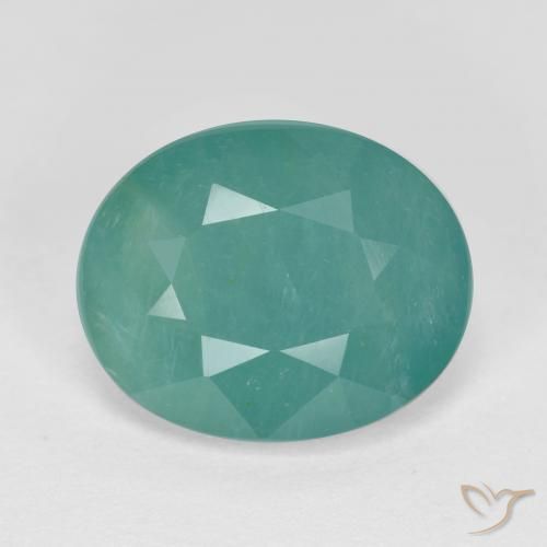 4.31ct Natürlicher Türkis Grandidierit, Oval, SI