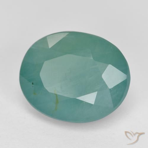 9,17 ctw natürlicher Grün-Blau-Ton Grandidierit, Oval, SI