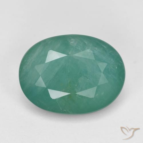 3.56ct Natürlicher Grün-Blau-Ton Grandidierit, Oval, SI