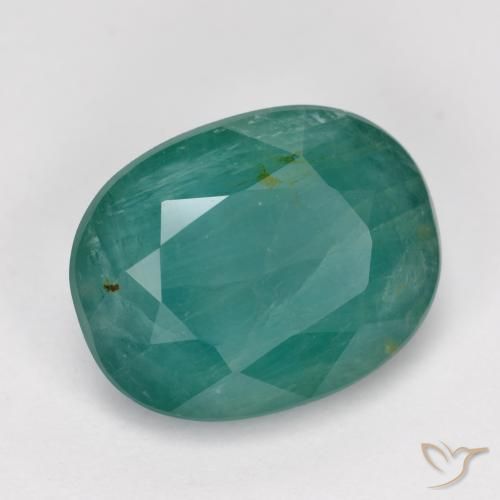 9,17 ctw natürlicher Dunkelgrün Blau Grandidierit, Oval, SI