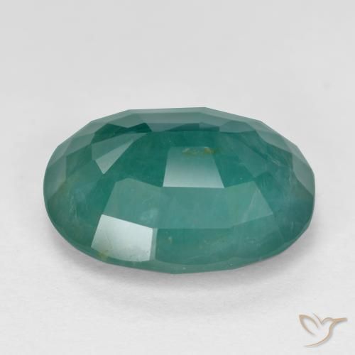 9,17 ctw natürlicher Dunkelgrün Blau Grandidierit, Oval, SI
