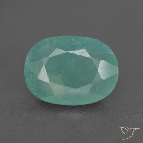 2.64ct Natürlicher grünlich-blau Grandidierit, Oval, SI