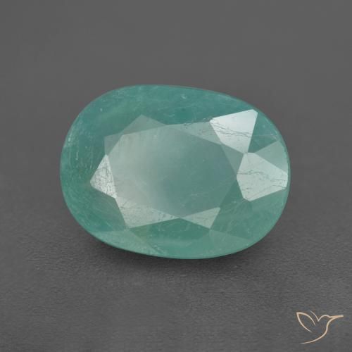 9,17 ctw natürlicher grünlich-blau Grandidierit, Oval, SI