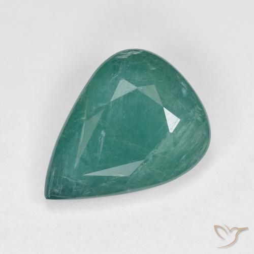 3.10ct Natürlicher Tiefes Türkis Grandidierit, Birnenform, VS-SI