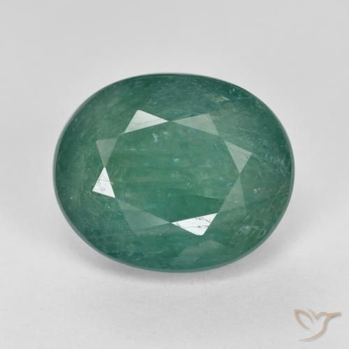 5.14ct Natürlicher Tiefes Türkis Grandidierit, Oval, VS-SI