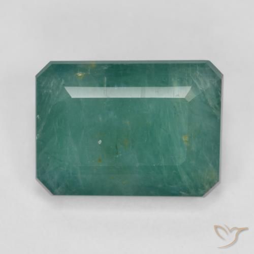 3.70ct Natürlicher grün-blau Grandidierit, Smaragdschliff, SI