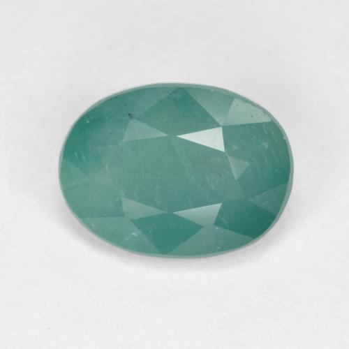1,92 ctw natürlicher türkiser Grandidierit, Oval Schliff, SI