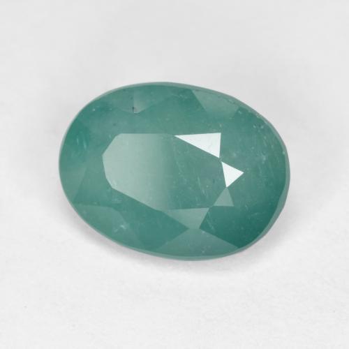 1,92 ctw natürlicher türkiser Grandidierit, Oval Schliff, SI