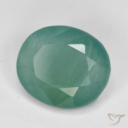 9,17 ctw natürlicher Mittelgrün Blau Grandidierit, Oval, SI