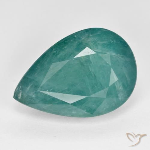 10.02ct Natürlicher Blau-grün Grandidierit, Birnenform, SI-I1