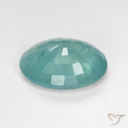 9,17 ctw natürlicher grün-blau Grandidierit, Oval, SI-I1