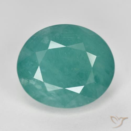 8.89ct Natürlicher Mittelgrün Blau Grandidierit, Oval, SI-I1