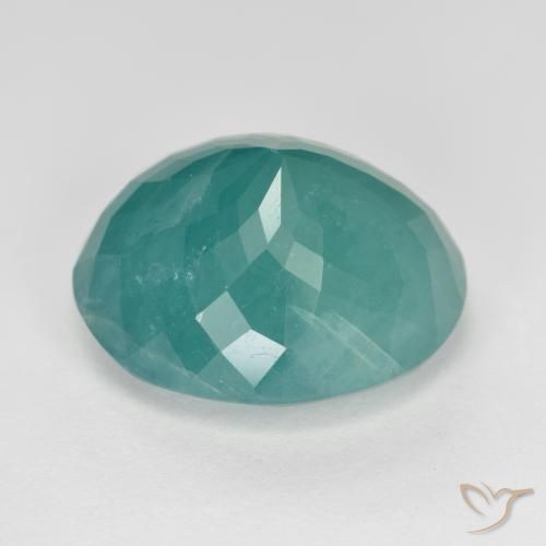 9,17 ctw natürlicher Mittelgrün Blau Grandidierit, Oval, SI-I1