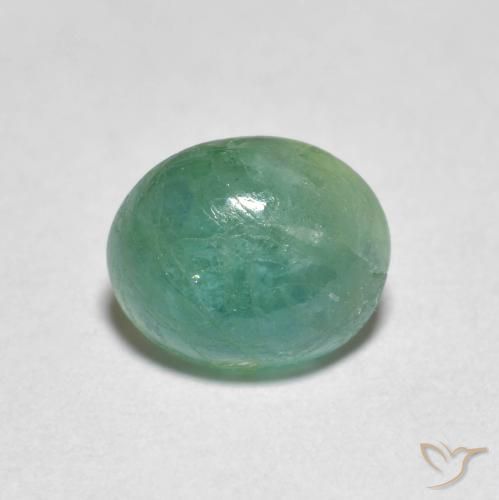 1.40ct Natürlicher Bläulich-grün Grandidierit, Oval, Lichtdurchlässig