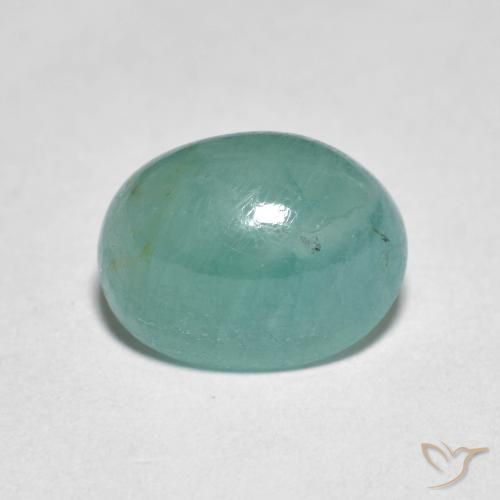 3.09ct Natürlicher grün-blau Grandidierit, Oval, Lichtdurchlässig