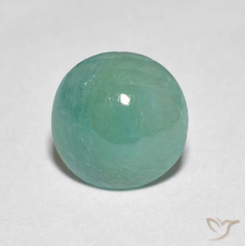 1.64ct Natürlicher Grün-Blau-Ton Grandidierit, Runden, Lichtdurchlässig