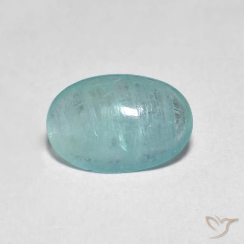 1.15ct Natürlicher Mittelblaues Grün Grandidierit, Oval, Transparent