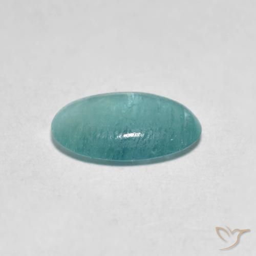 9,17 ctw natürlicher Mittelblaues Grün Grandidierit, Oval, Transparent