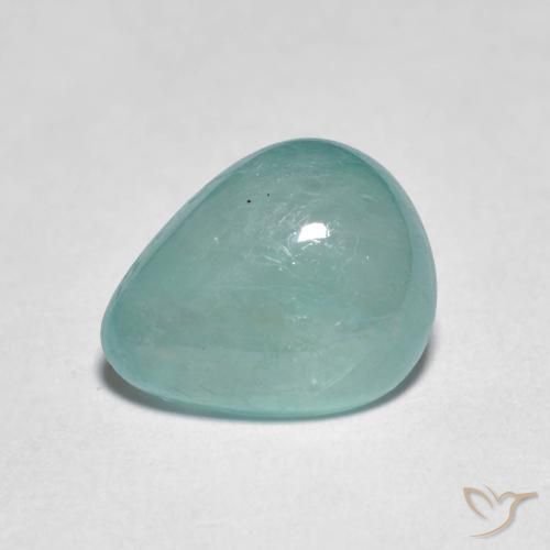 2.79ct Natürlicher Mittelblaues Grün Grandidierit, Birnenform, Lichtdurchlässig, Photo A